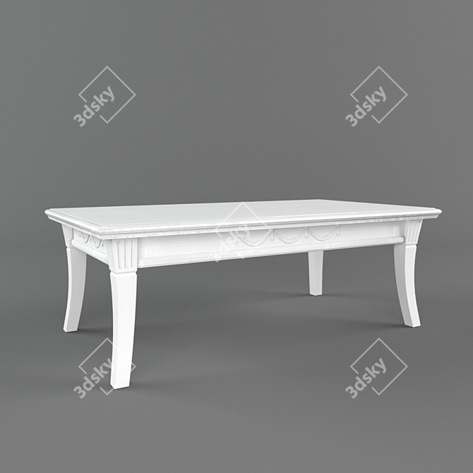 Italian Elegance: Firenze Day Coffee Table 3D model image 1