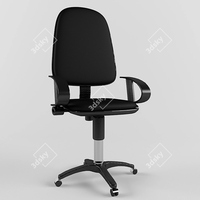 ErgoSeat Computer Chair 3D model image 1