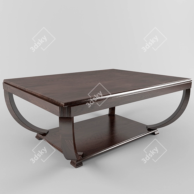 Stylish Coffee Table 3D model image 1