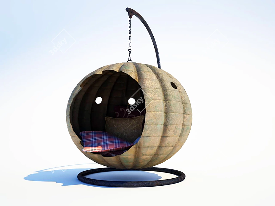 Pumpkin Haven Swing 3D model image 1