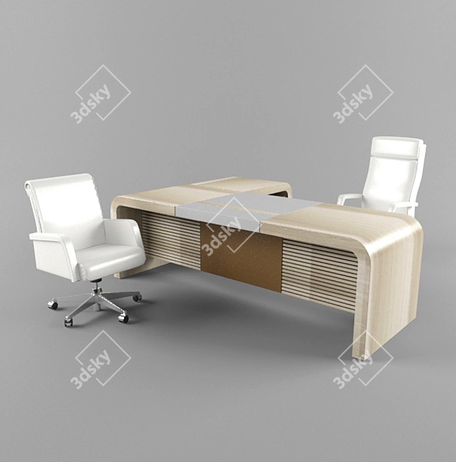 Executive Director's Table 3D model image 1