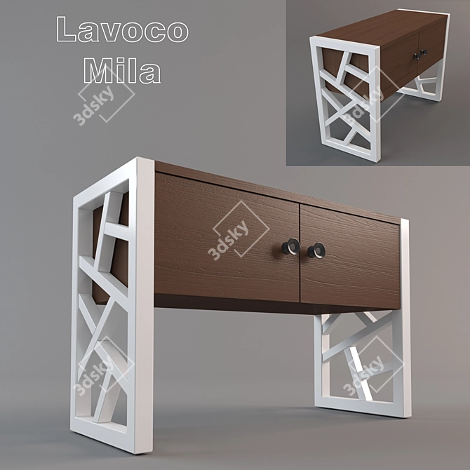 Modern 3D Lavoco/Mila Furniture 3D model image 1