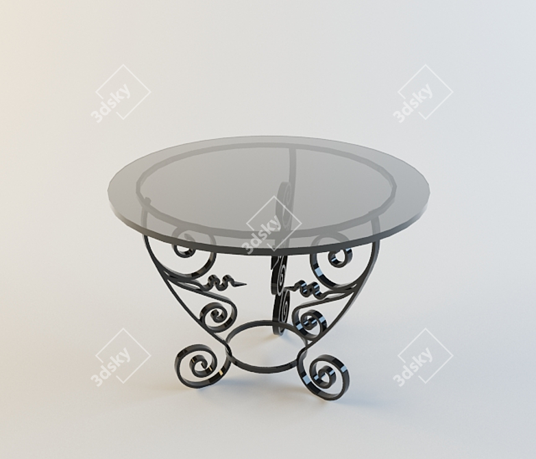 Coffee table Maire 3D model image 1