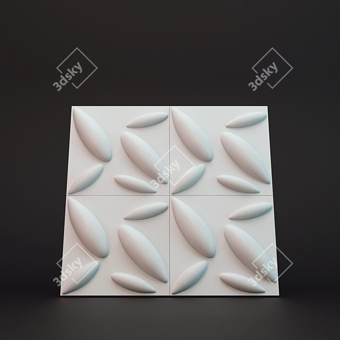 Artistic 3D Wall Panel "Artpole 3D model image 1