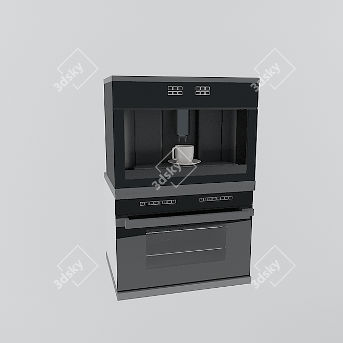 Kuppersbuch Oven & Coffee Maker 3D model image 1