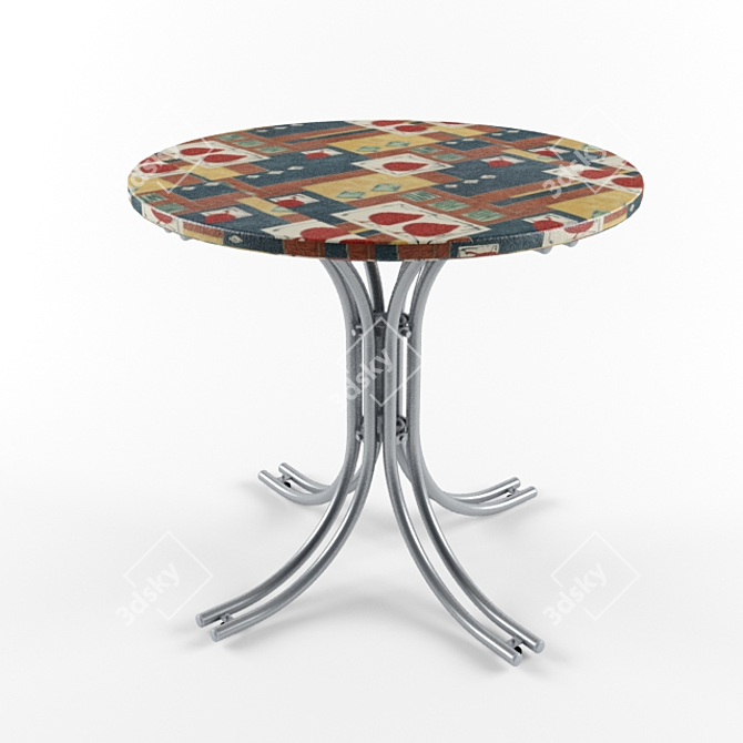 Elegant Wooden Table 3D model image 1