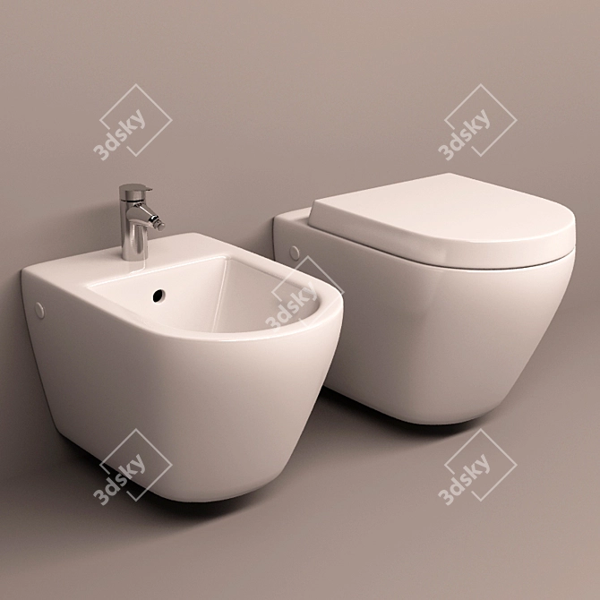 Elegant Villeroy&Boch Subway Set 3D model image 1