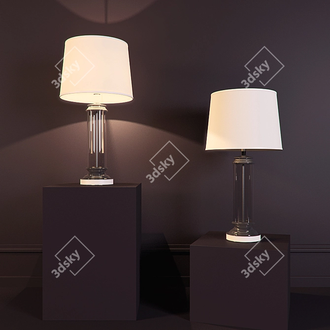 Elegant Eichholtz Table Lamp 3D model image 1