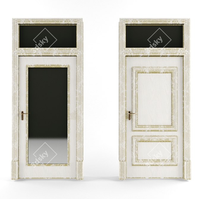 Versatile Unbranded Doors 3D model image 1