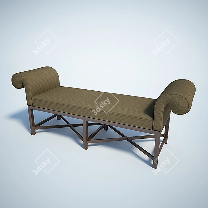 Baker 6392: Elegant Furniture Piece 3D model image 1