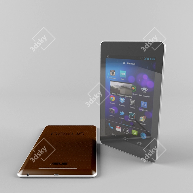 Google Nexus 7: The Ultimate Tablet 3D model image 1