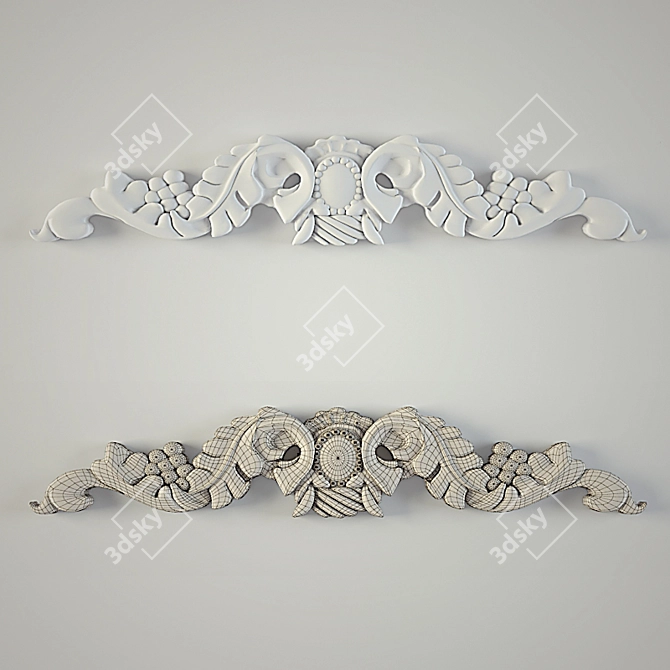 Versatile Decor: Gypsum & Furniture 3D model image 1