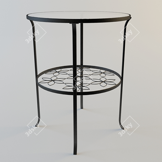 IKEA Klingsbu Table: Compact and Stylish 3D model image 1