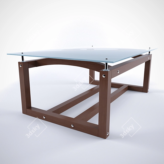Simple Table 3D model image 1