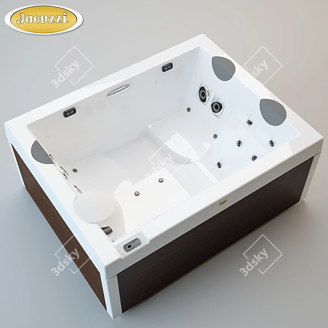 Luxury Italian Design Jacuzzi 3D model image 1