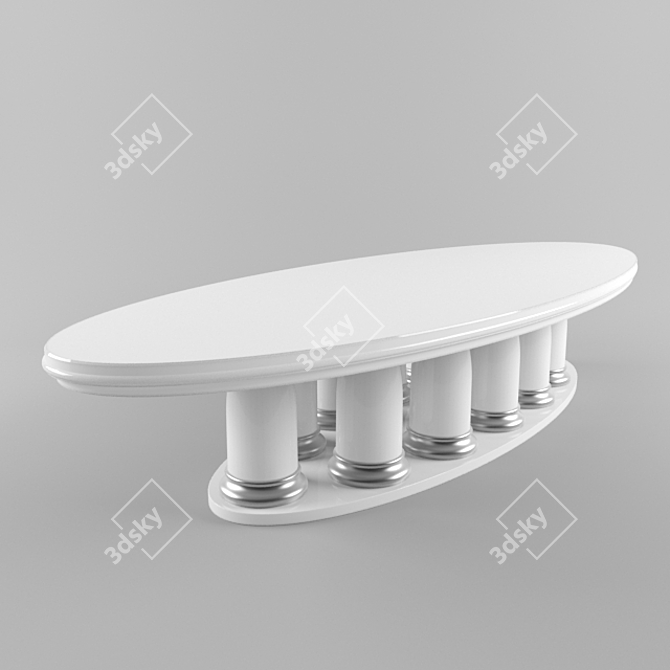 Italian Elegance: ELLEDUE Table 3D model image 1