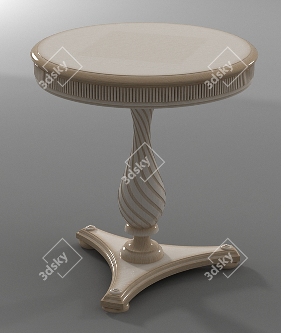 Beige Coffee Table "La Gioconda 3D model image 1