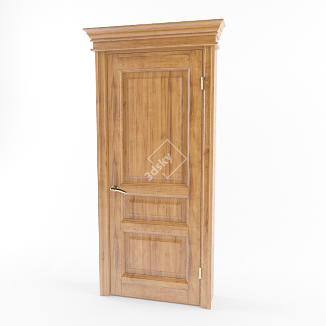 Classic VRay Door- Timeless Elegance 3D model image 1