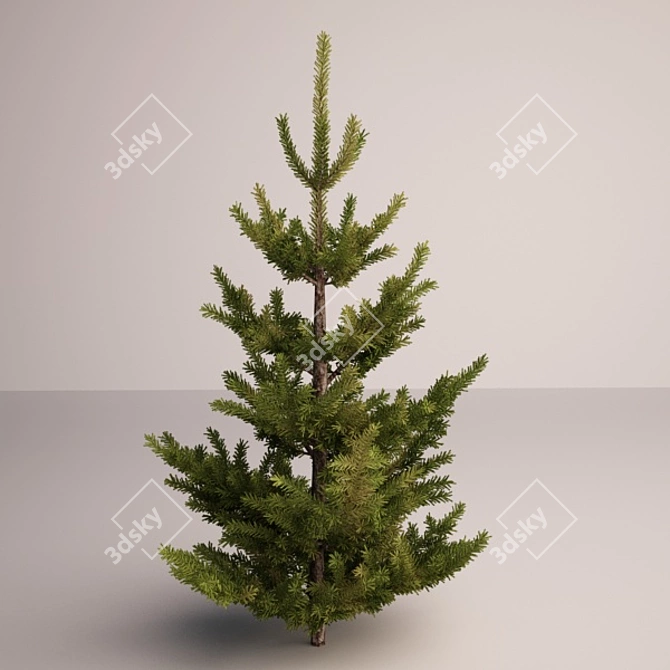 Onyx Christmas Tree: Elegant Holiday Decoration 3D model image 1