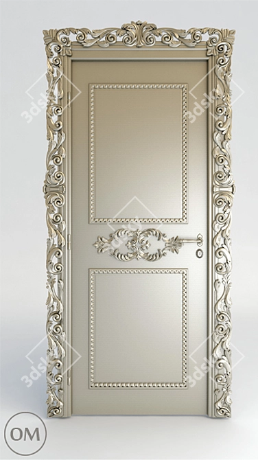 Paolo Lucchetta Art94 Single Door 3D model image 1