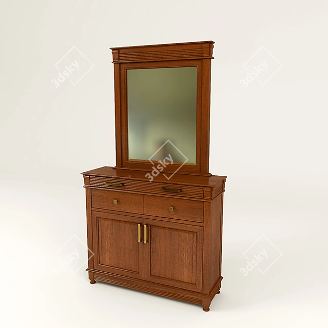 Mirror Credenza by Sevzapmebel 3D model image 1