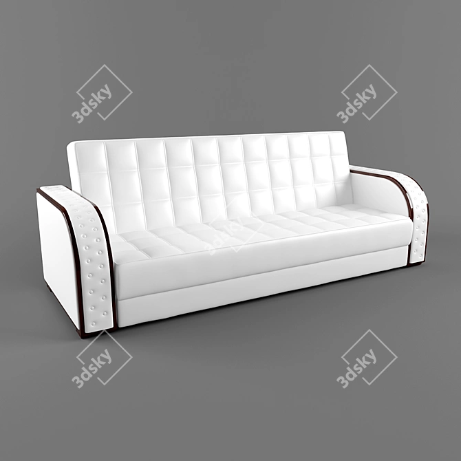 Elegant Louise Sofa by Creale 3D model image 1