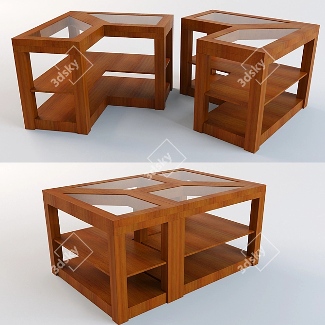 
3D Coffee Table Design 3D model image 1