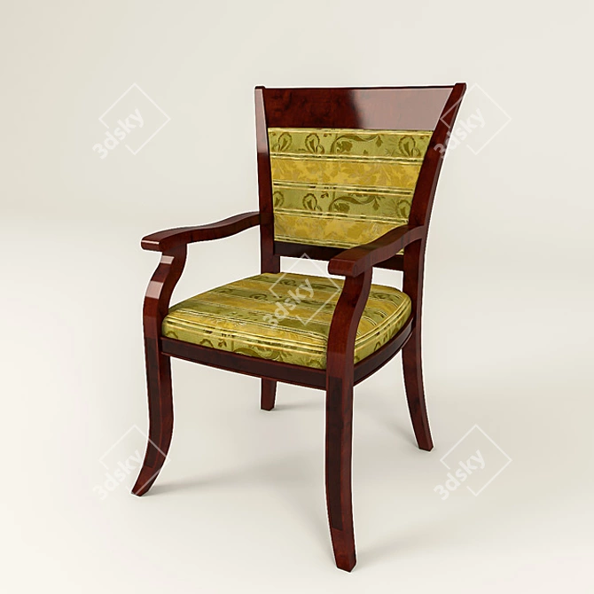 Elegant Seven Sedie Chair 3D model image 1