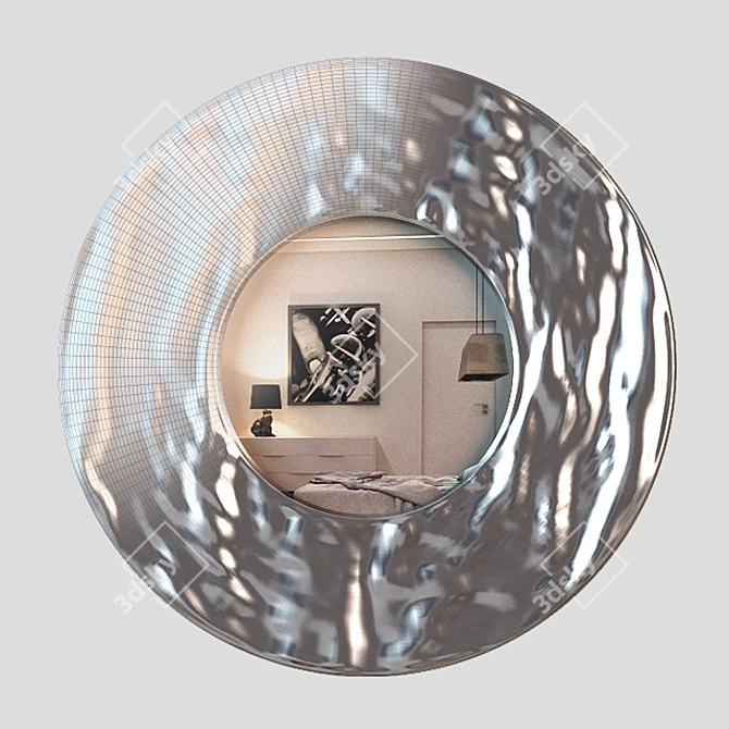 Reflection Elegance Mirror 3D model image 1