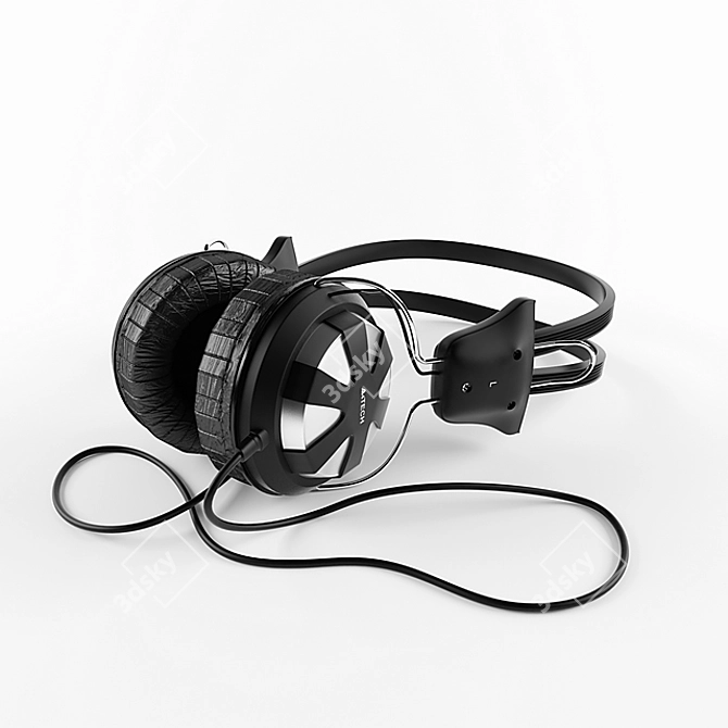 A4tech Wired Headphones 3D model image 1