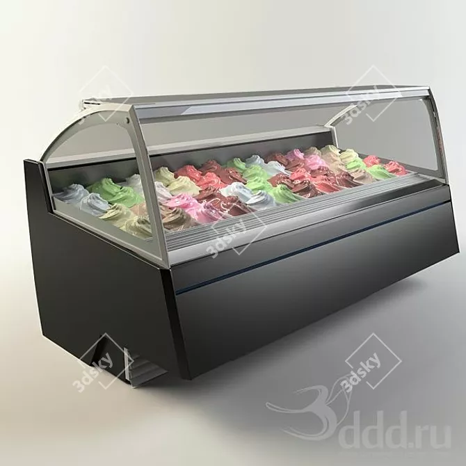 GeloElite - Ultimate Ice Cream Freezer 3D model image 1