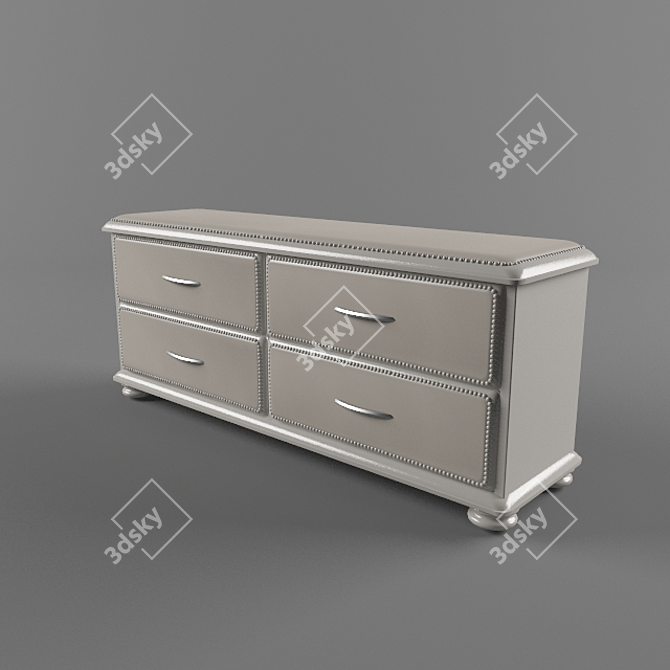 Parma-3 Shoe Rack 3D model image 1