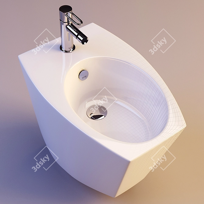 Simas Duemilasette DU 04 Floor Bidet 3D model image 1