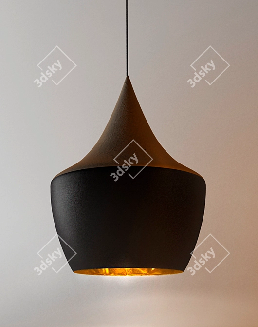 Metal Chandelier by Tom Dixon 3D model image 1