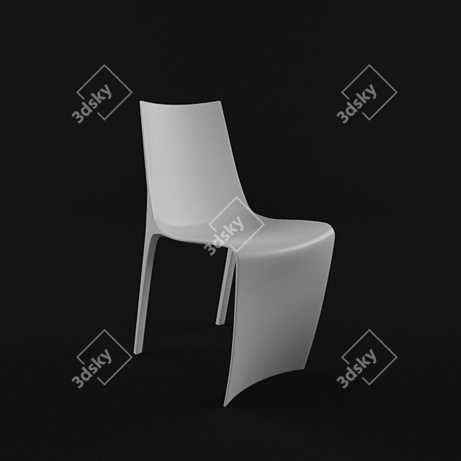 Sleek and Stylish SMART Chair 3D model image 1