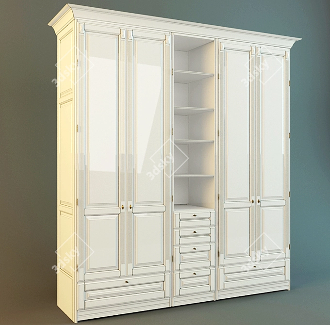 Mekran Wardrobe 3D model image 1