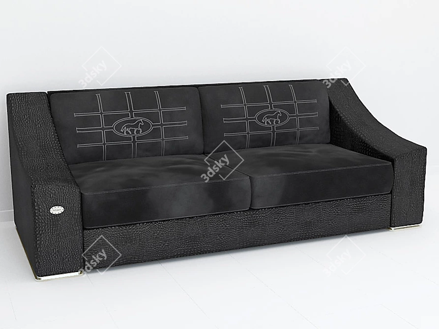 Silvano Modern Sofa 3D model image 1