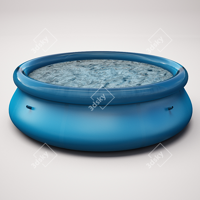 Inflatable Pool by INTEX - Summer Fun for Everyone! 3D model image 1