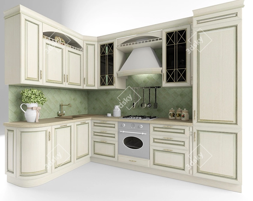Jasba Paso Kitchen Tiles 3D model image 1