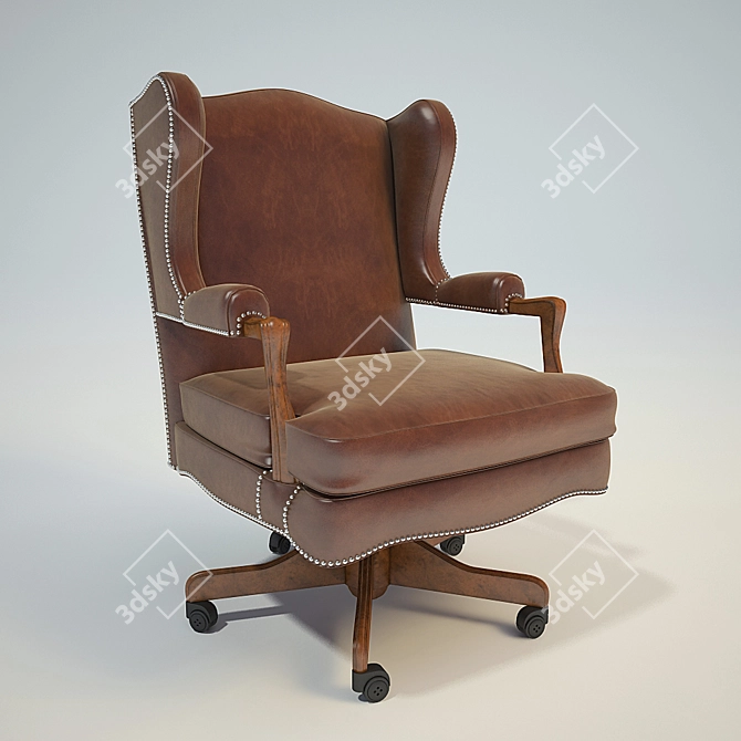 Ergonomic Office Chair 3D model image 1