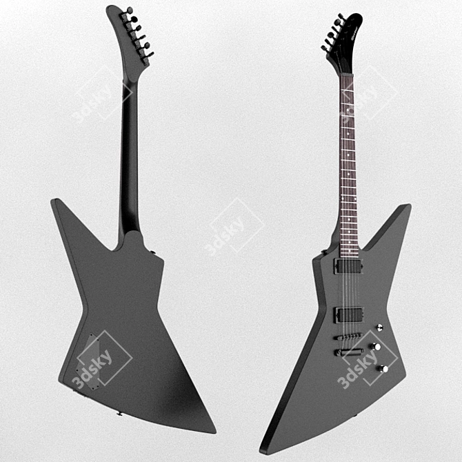 Shamray Explorer: Ultimate Guitar Model 3D model image 1