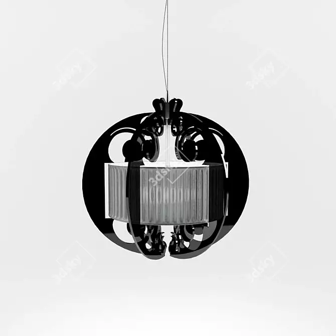 Elegant Classic Chandelier 3D model image 1