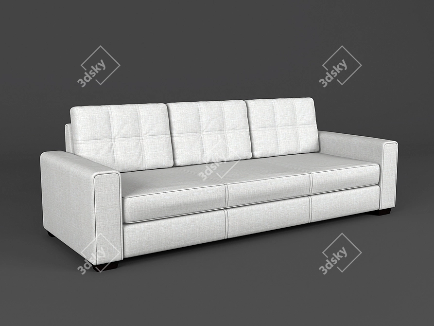 Convertible Sofa: Customize and Stack 3D model image 1