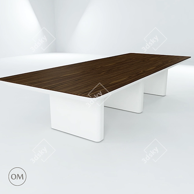 BNOS E-Range Conference Table 3D model image 1