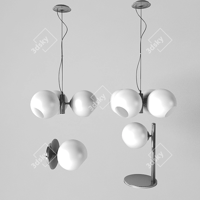 Favourite Bolle Chrome Glass 3D model image 1