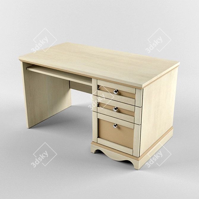 Angel Writing Desk 3D model image 1