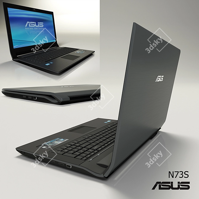 Elevate Your Experience: Asus N73S 3D model image 1