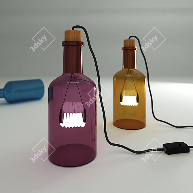 Seletti Bouche Table Lamp 3D model image 1