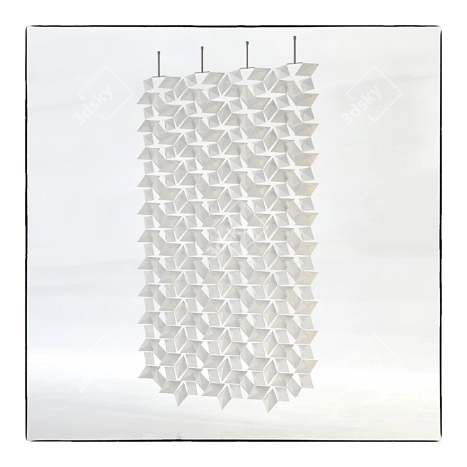 Lightfacet Decorative Partition 3D model image 1