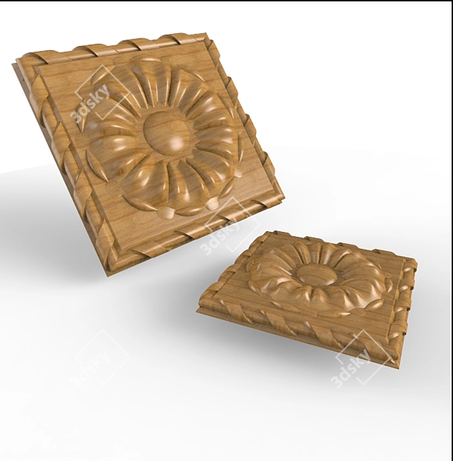 Stylish Decorative Cover 3D model image 1